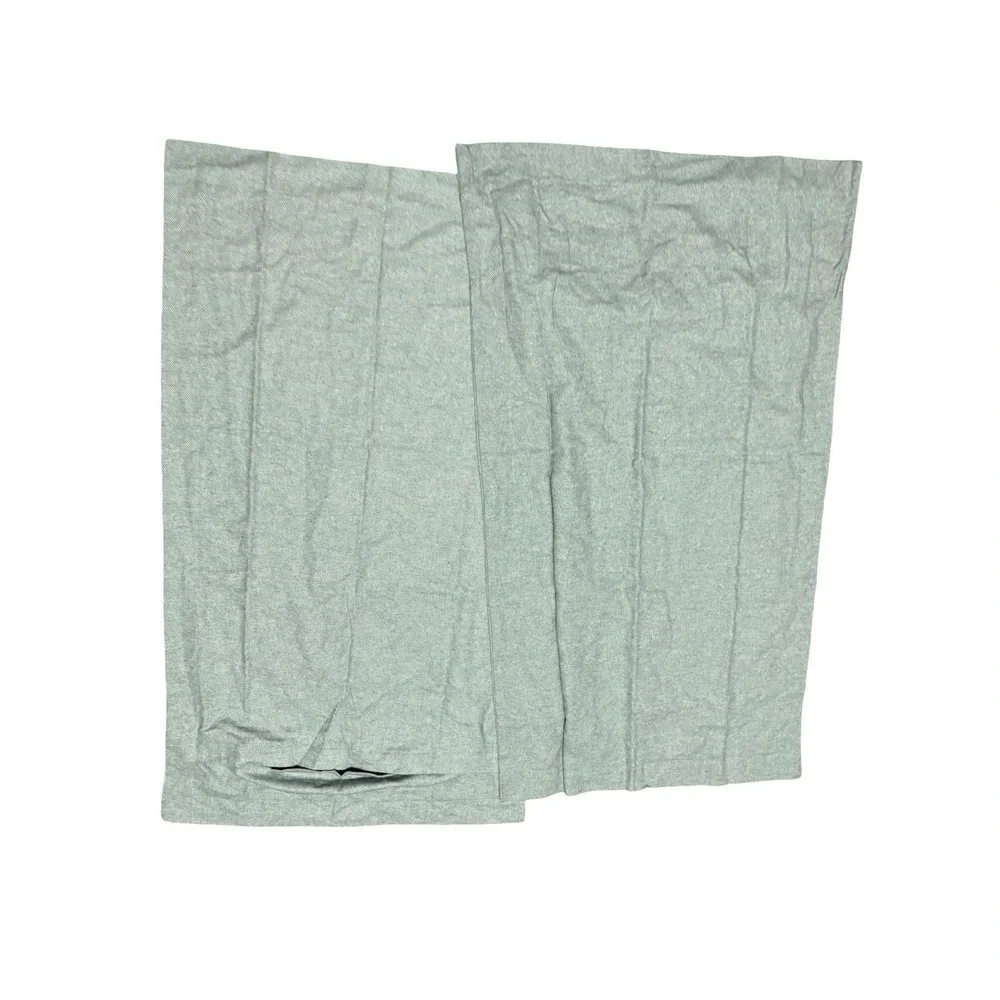 Dormisette Pillow Shams King Size 100% Cotton‎ Flannel Grey Herringbone 2